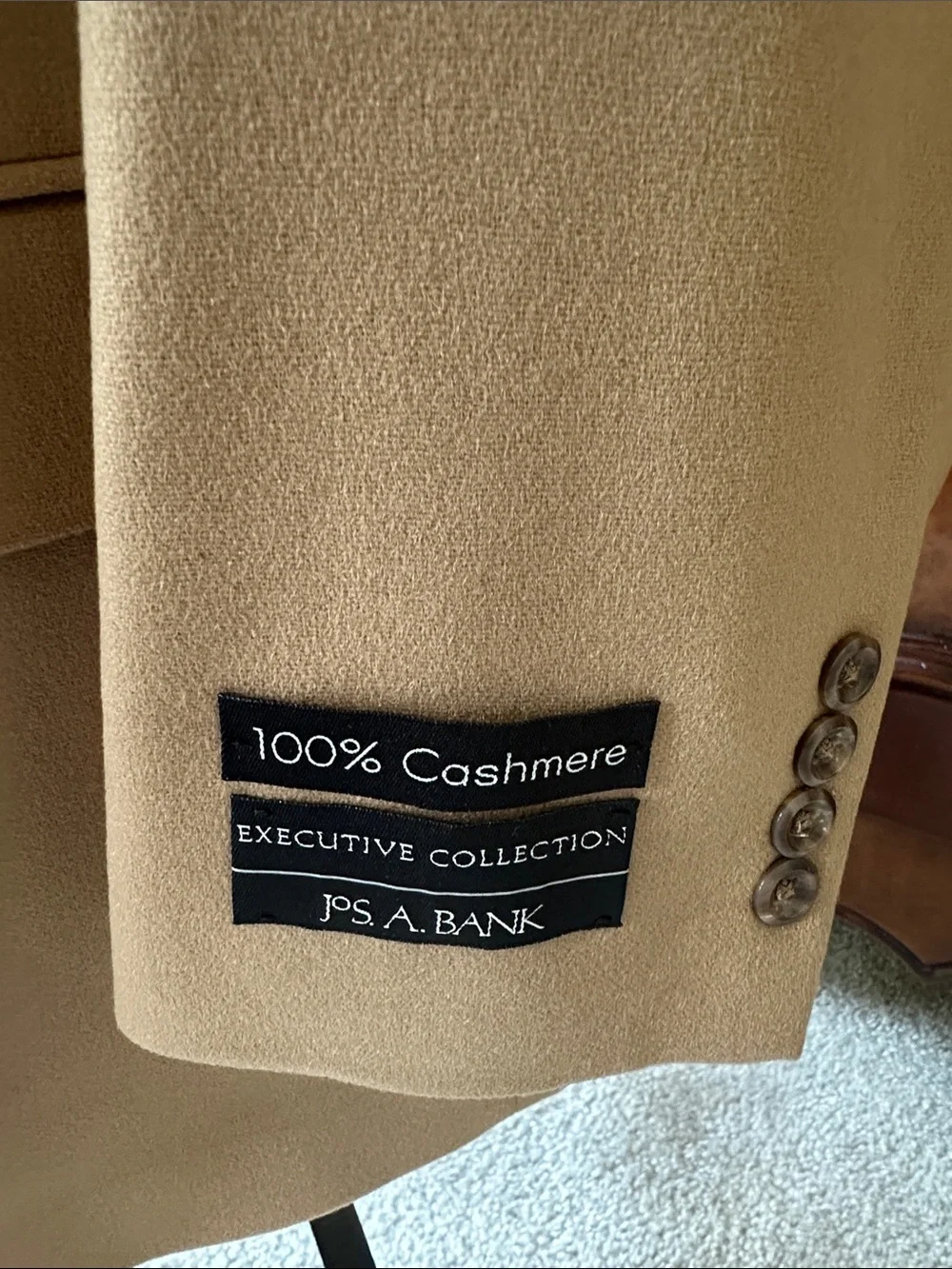 Jos. A. Bank Classic Men's 100% Cashmere Jacket